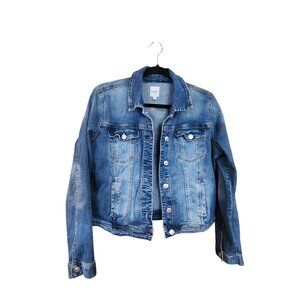Kensie Jeans Womens Blue Denim Jacket Size L